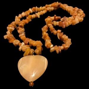 Agate Long Necklace